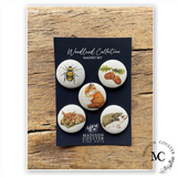 Madison Coulter Fabric Button Magnet Set