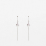 S+G Earrings Silver Tulip