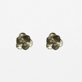 S+G Earrings Mini Flower Olive