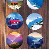 Lisa Moes - Back Country Hut Coasters