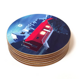 Lisa Moes - Back Country Hut Coasters